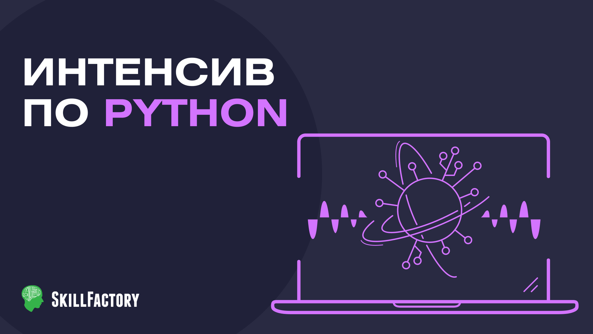 Интенсив по Python программированию с нуля - Обучение языку Питон - Школа  по работе с данными Skillfactory